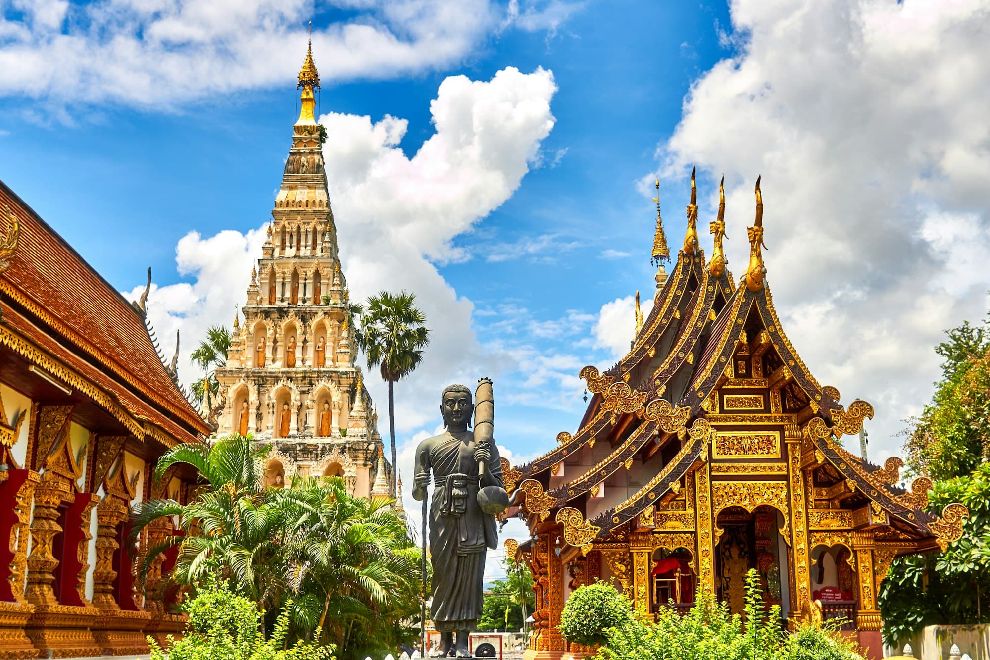 A golden temple in Bangkok, gateway to Southeast Asia